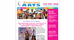 Desktop Screenshot of mainstreetschoolofart.com